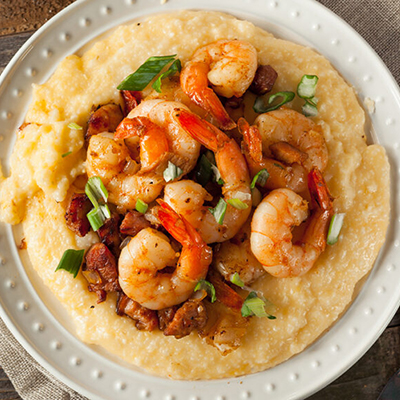 Bowl of shrimp and grits